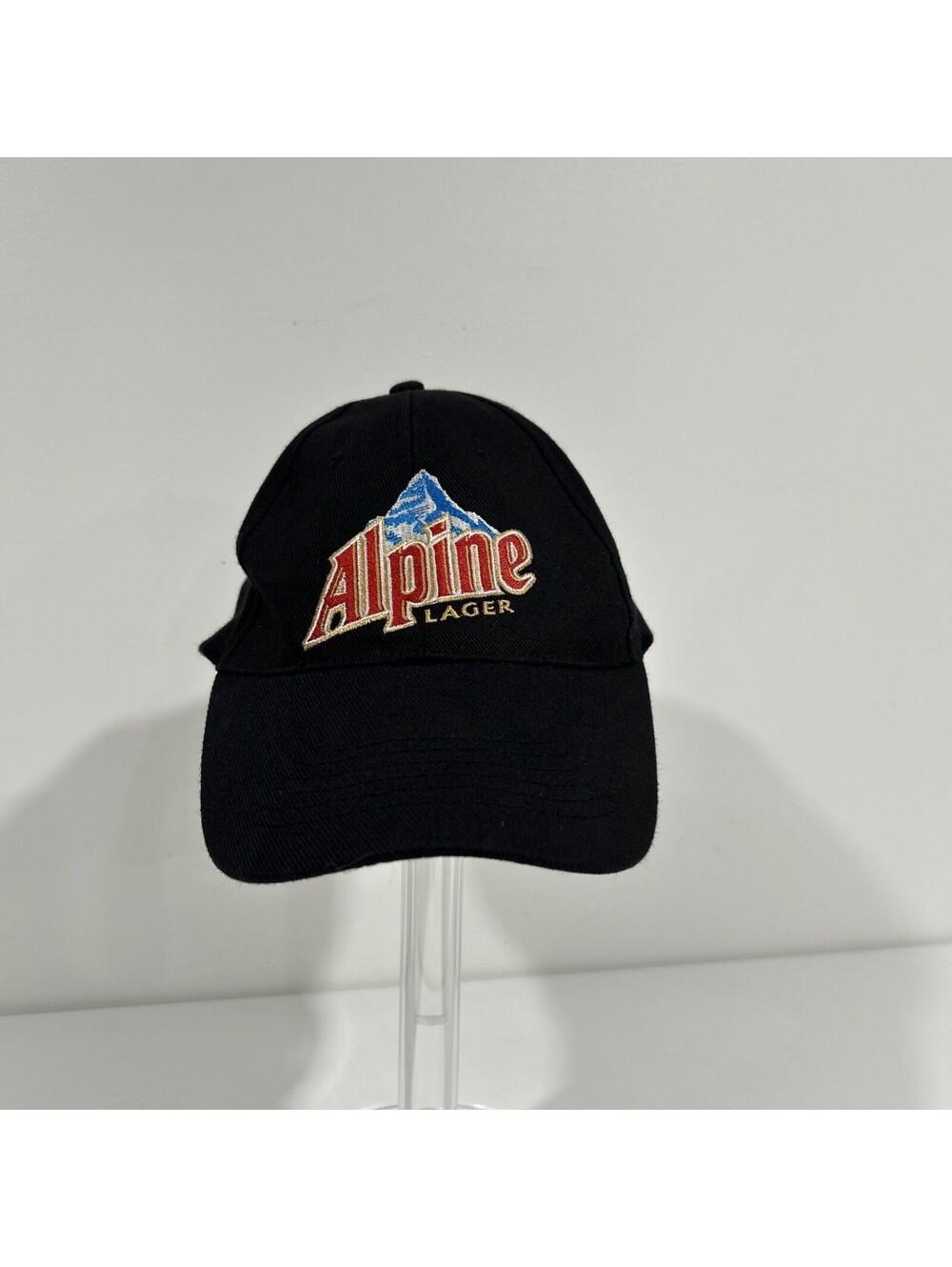 Alpine Lager Beer Trucker Hat Snapback Baseball Cap Mountain Graphic
